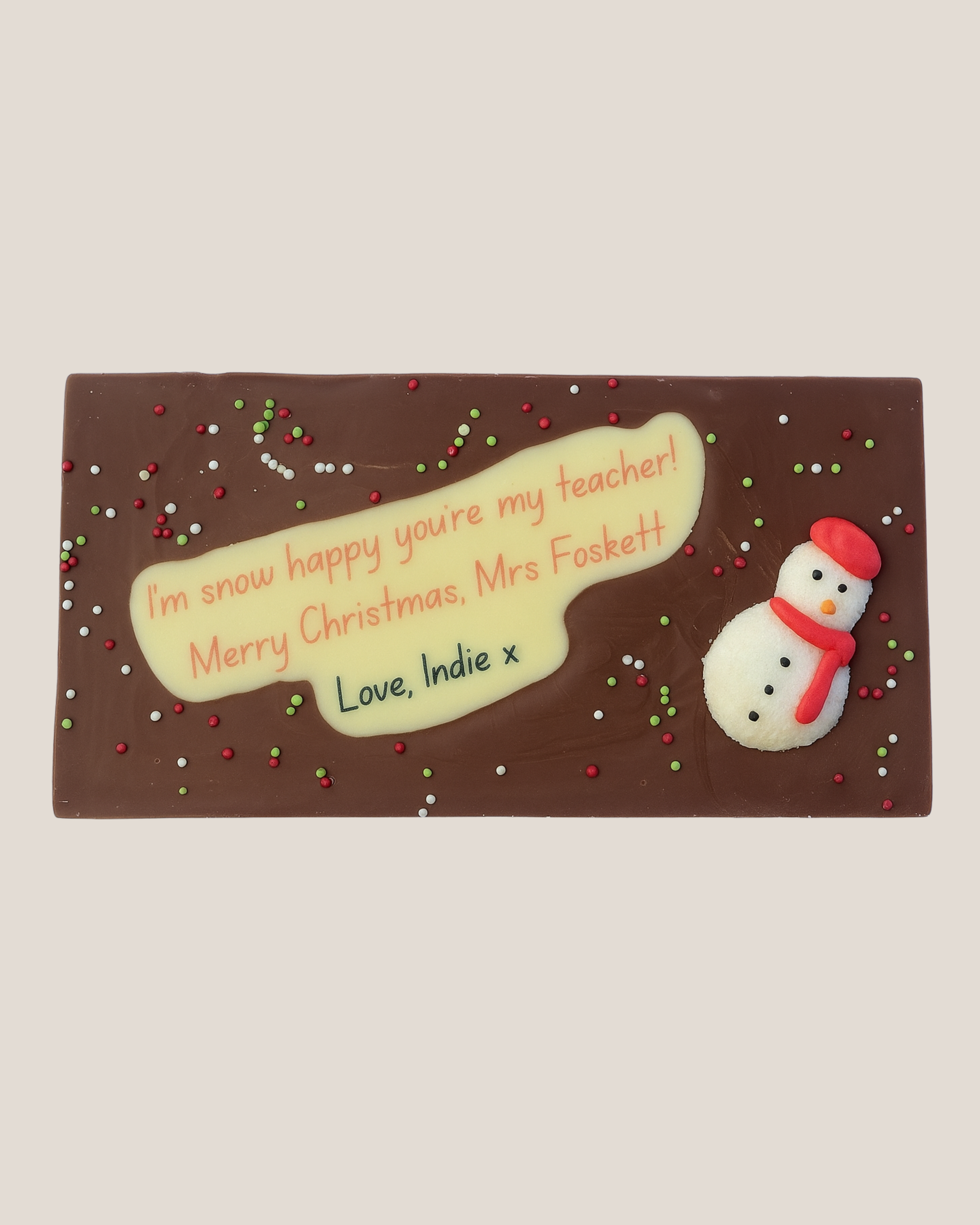 Christmas Teacher Treat Bars