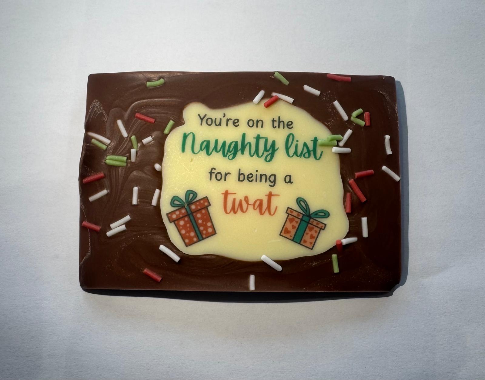 Naughty or Nice Bars - RUDE 18+